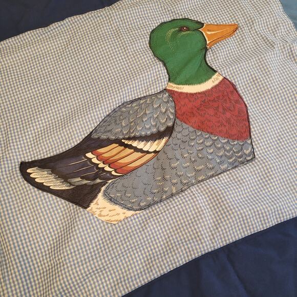 Duck Mallard Wall Hanging Handmade Adorable 33 x 34.5 - Picture 2 of 9